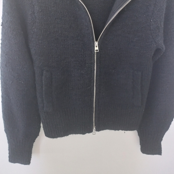 Banana Republic Women's Black Cowl Neck Sweater with Ribbed Knit Size S US - Picture 5 of 17